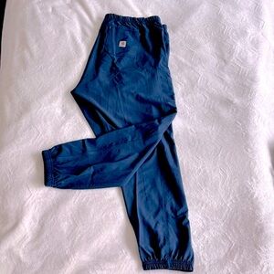 Navy Blue Carhartt Force Women's Cargo Jogger Scrub Pants